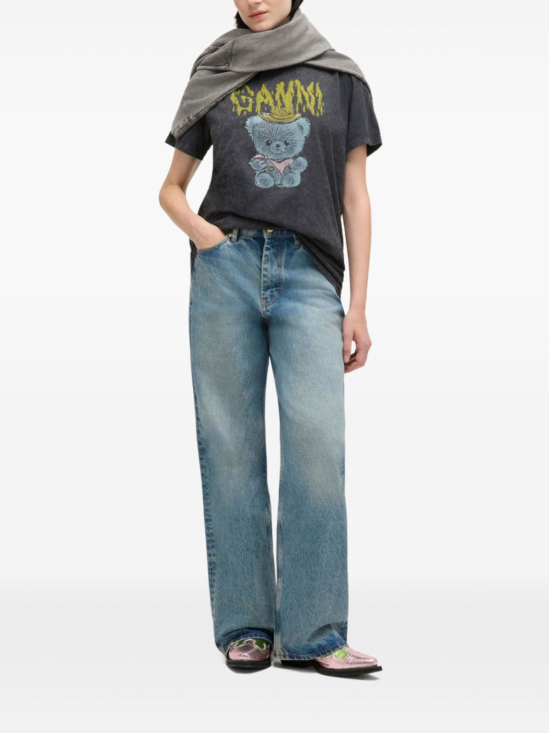 GANNI graphic-print T-shirt outlook