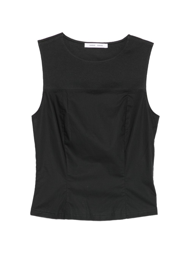 ribbed-panel vest 1