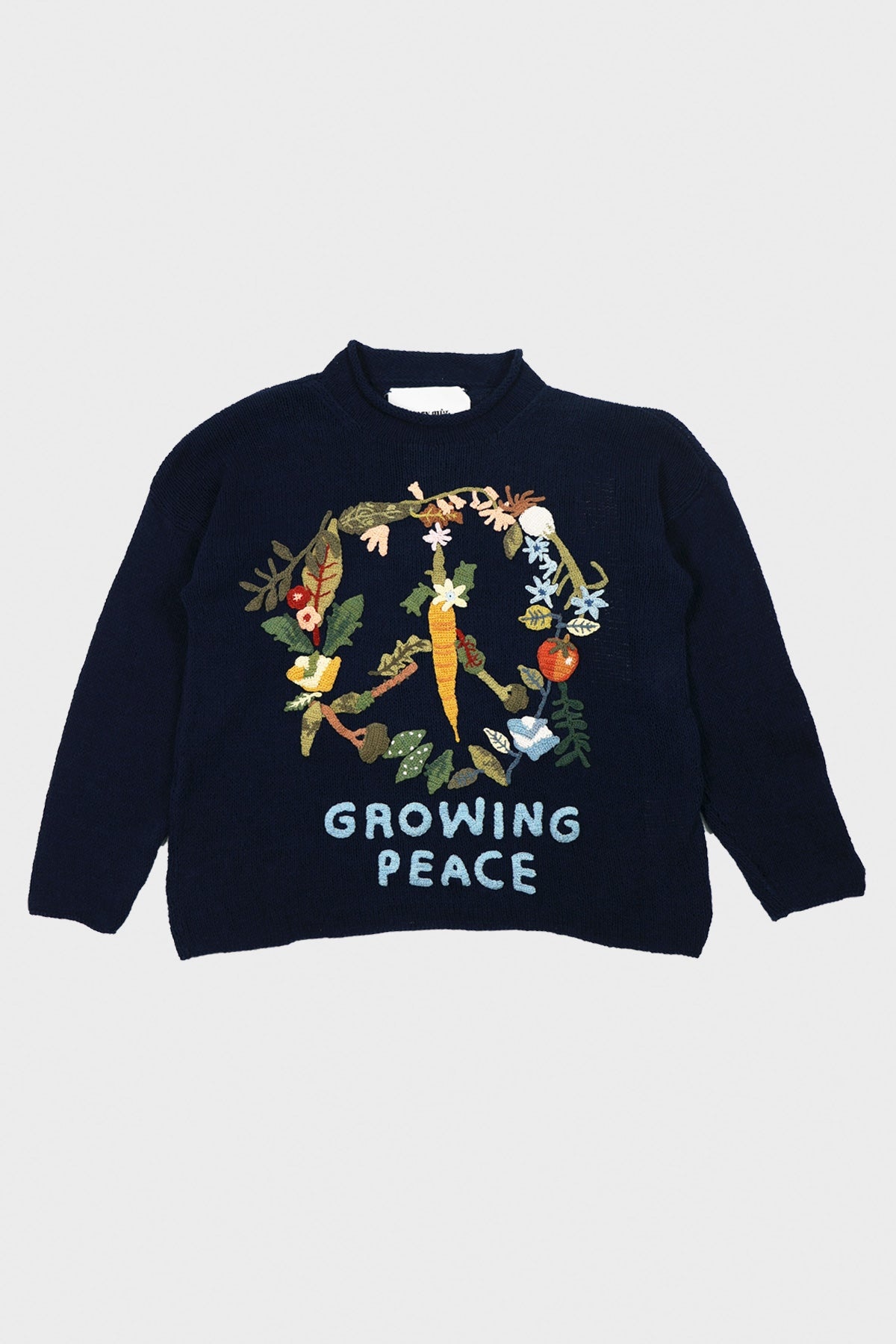 Twinsun Rollneck - Indigo Growing Peace - 1