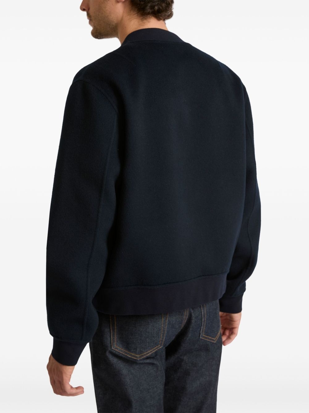 wool-cashmere varsity jacket - 4