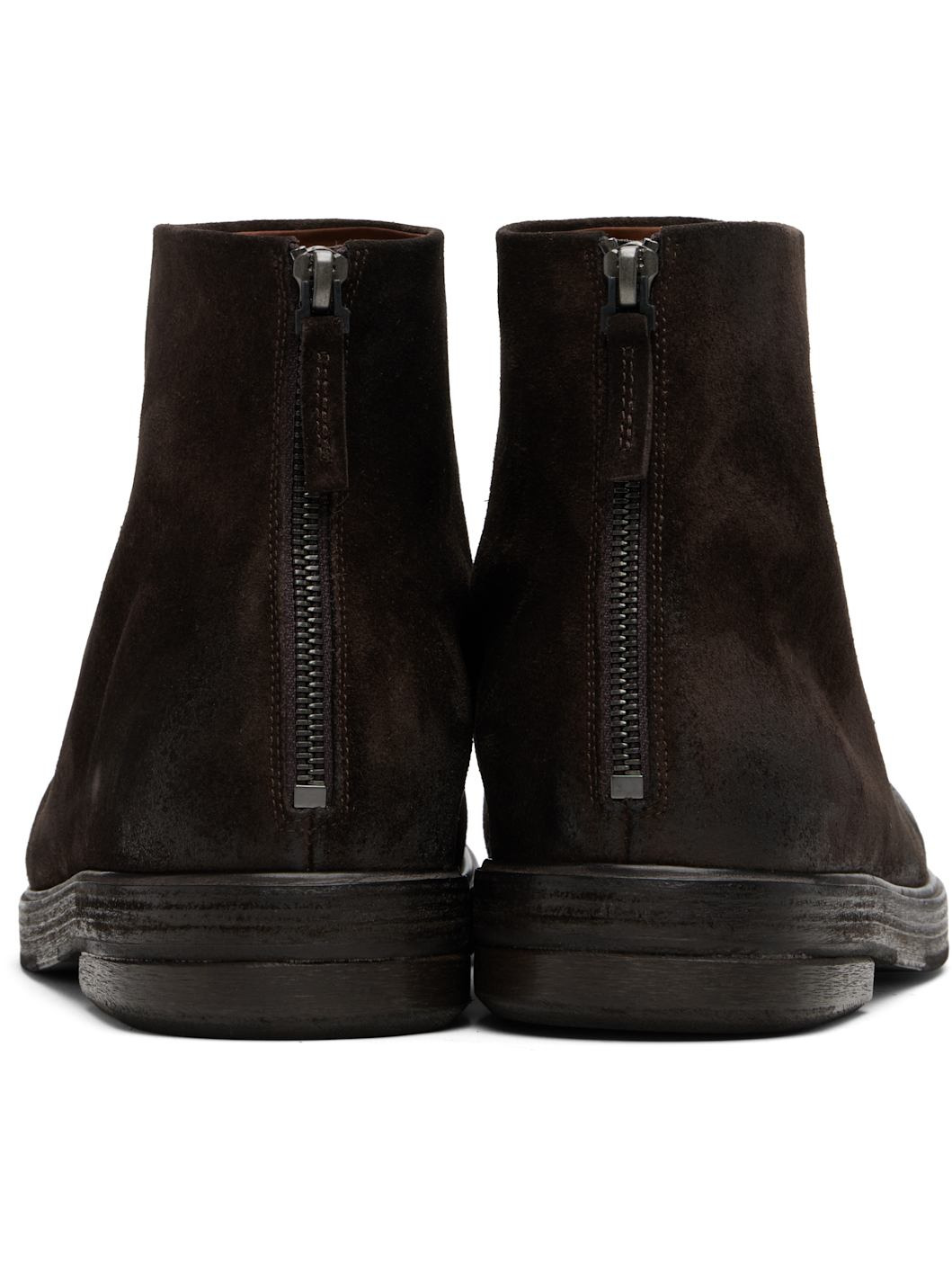 Brown Zucca Zeppa Boots - 2