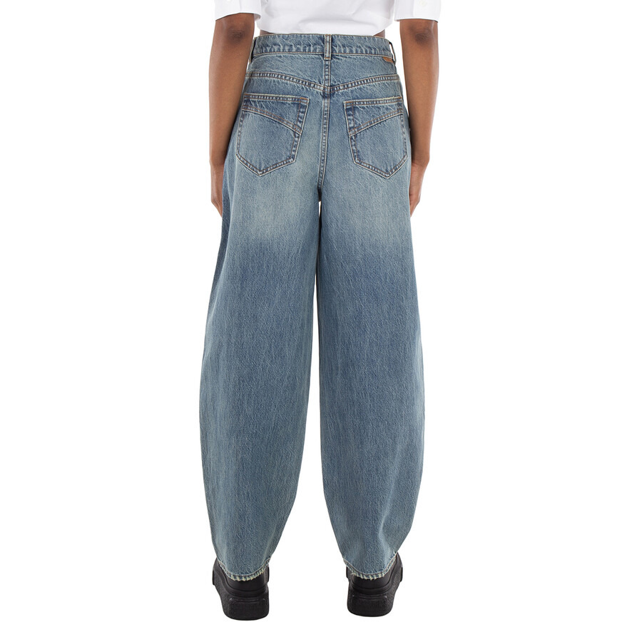 Zimmermann Illustration Barrel Cotton Denim Jeans - 3
