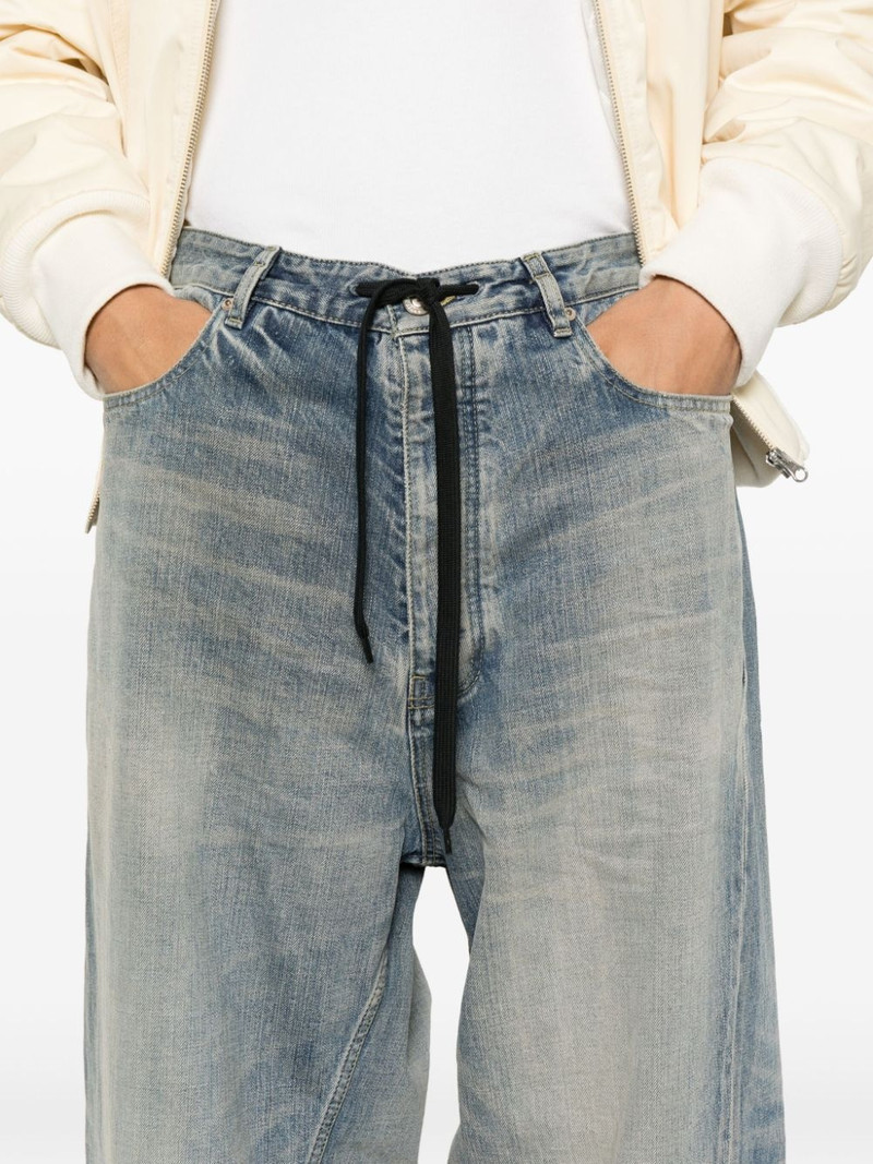 twisted wide-leg jeans 6