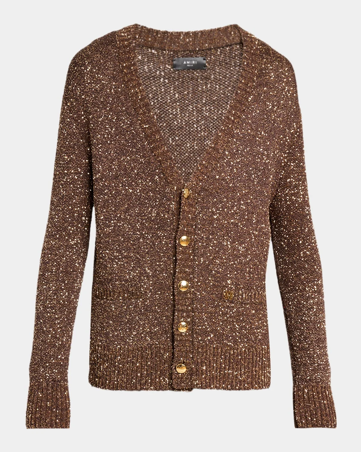 Men's MA Crochet Sequin Cardigan - 1