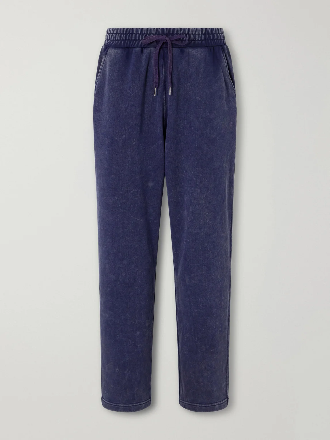 Tapered Cotton-Blend Jersey Sweatpants - 1
