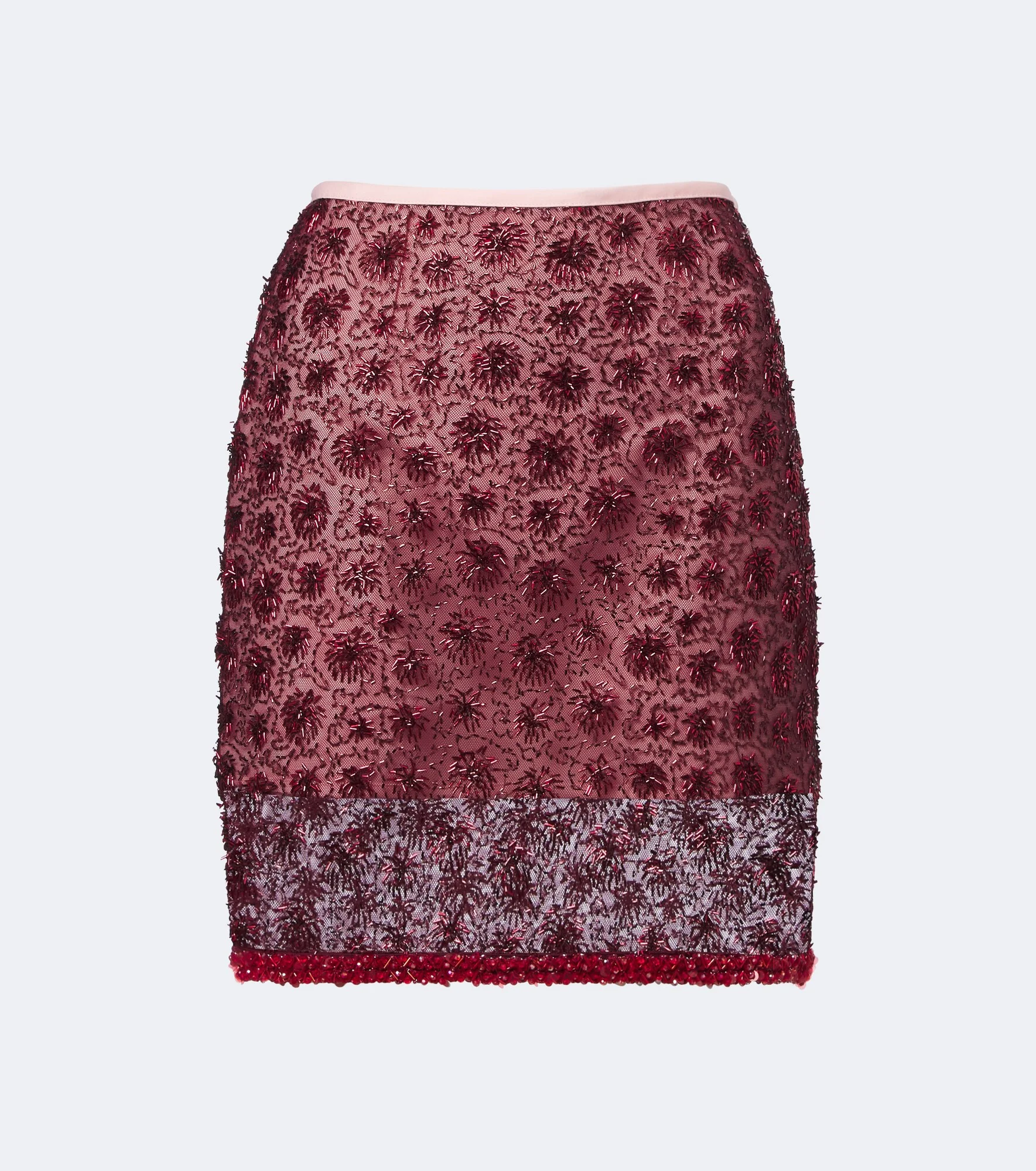 Sofia beaded miniskirt - 1