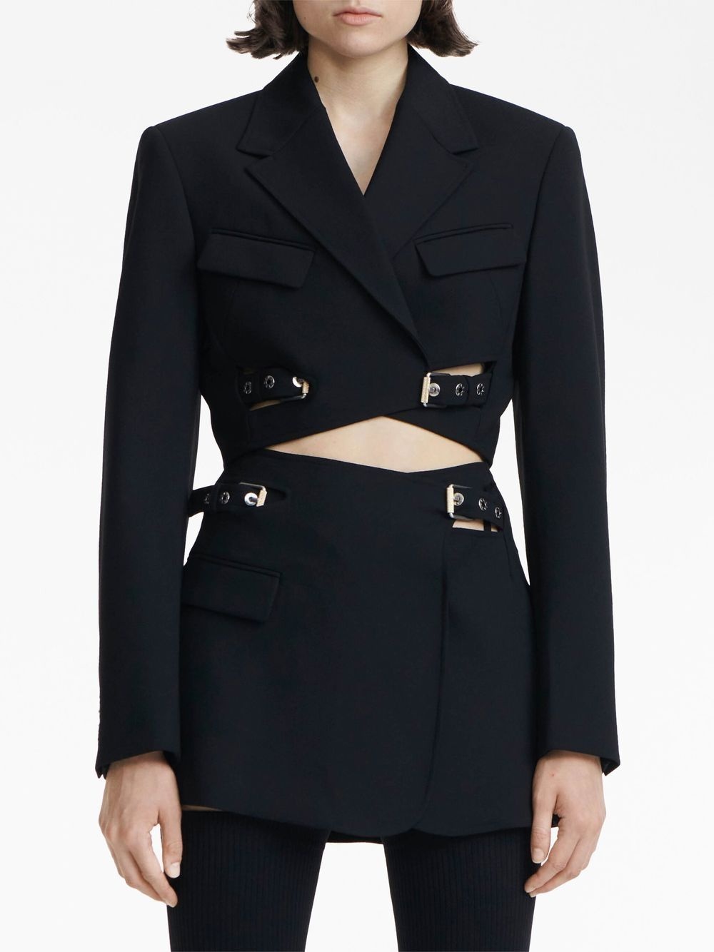 Interlock cropped blazer - 4