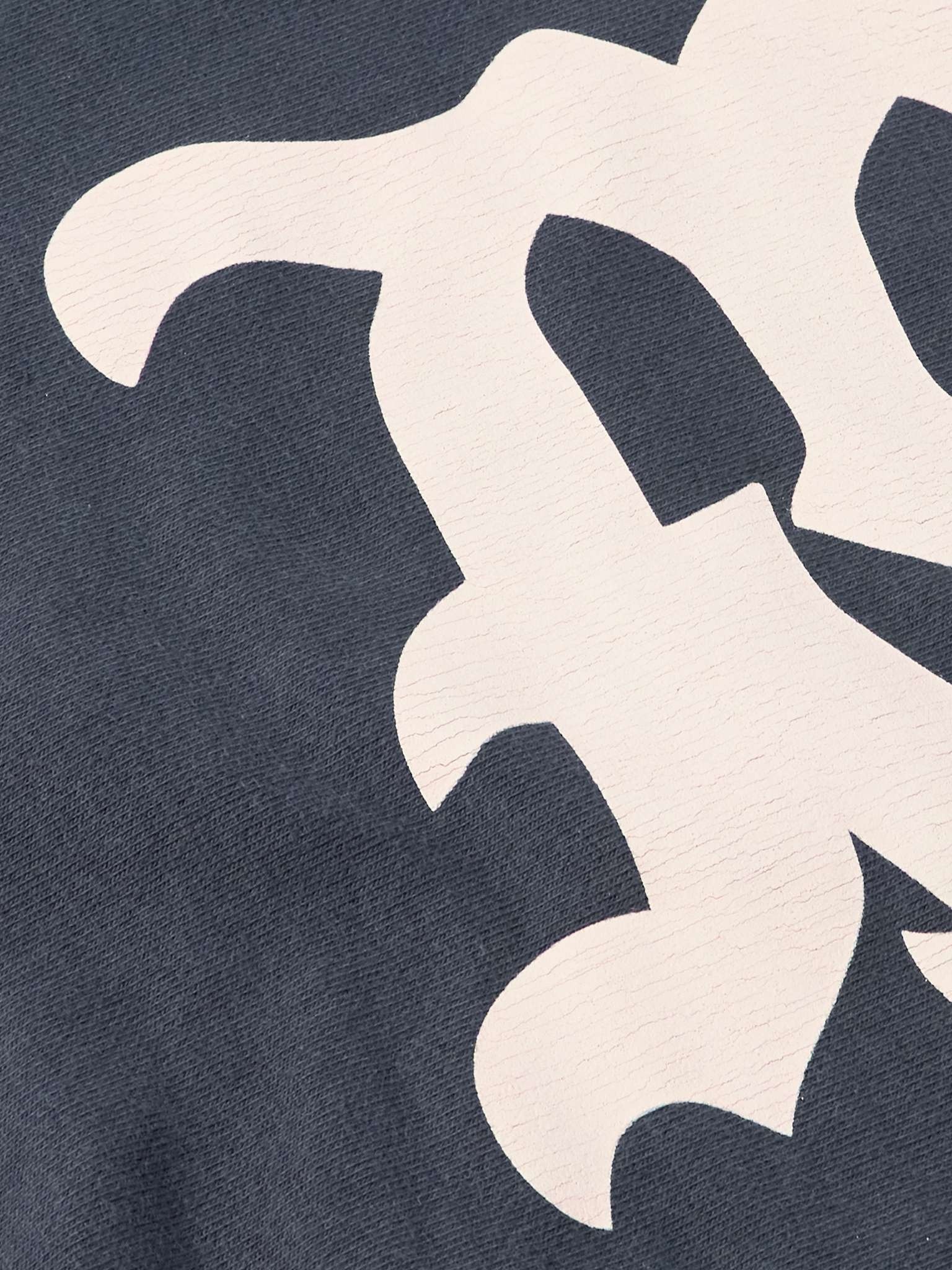 Tapered Logo-Print Cotton-Blend Jersey Sweatpants - 6