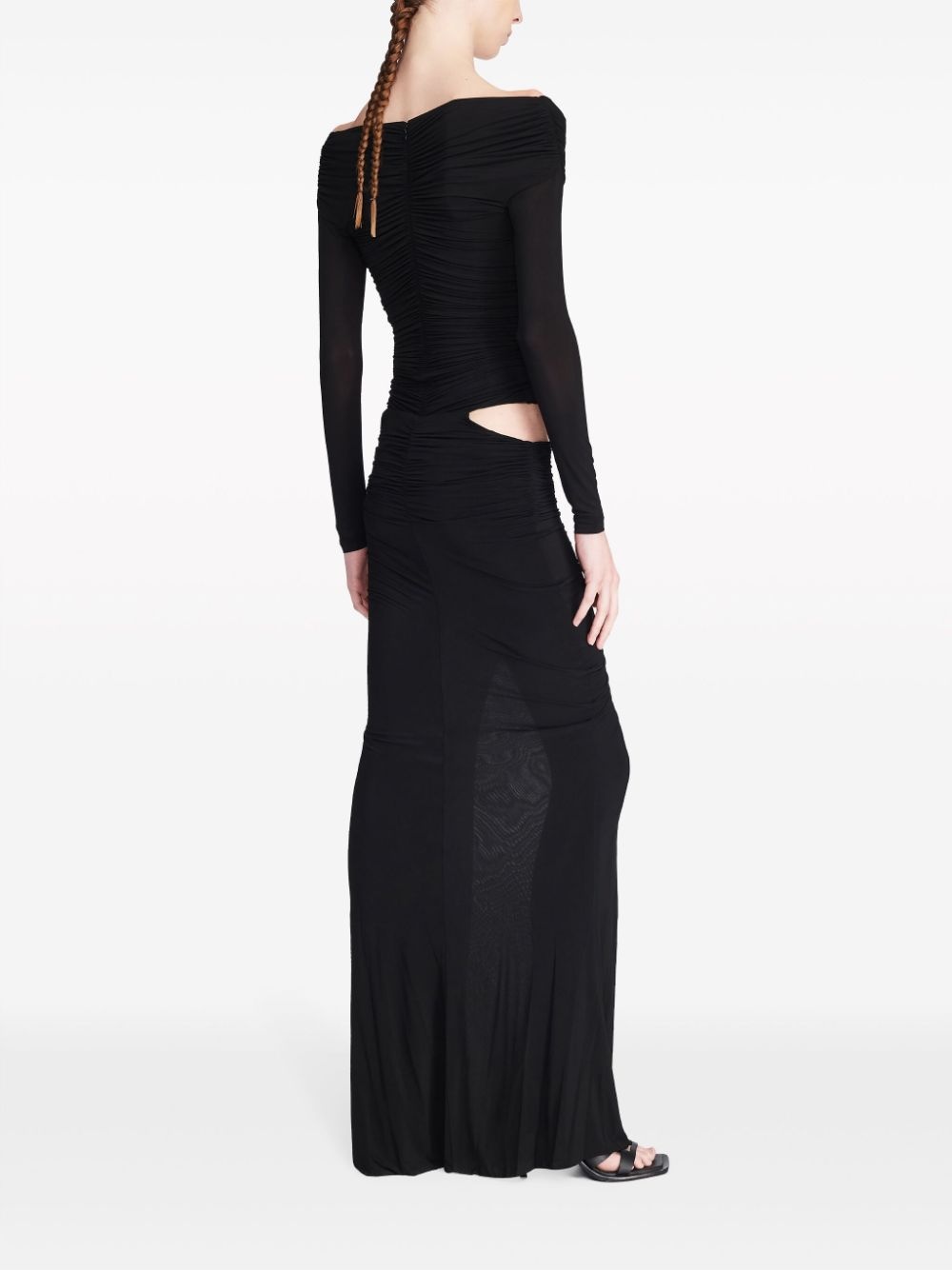 Ouroboros long-sleeve maxi dress - 4