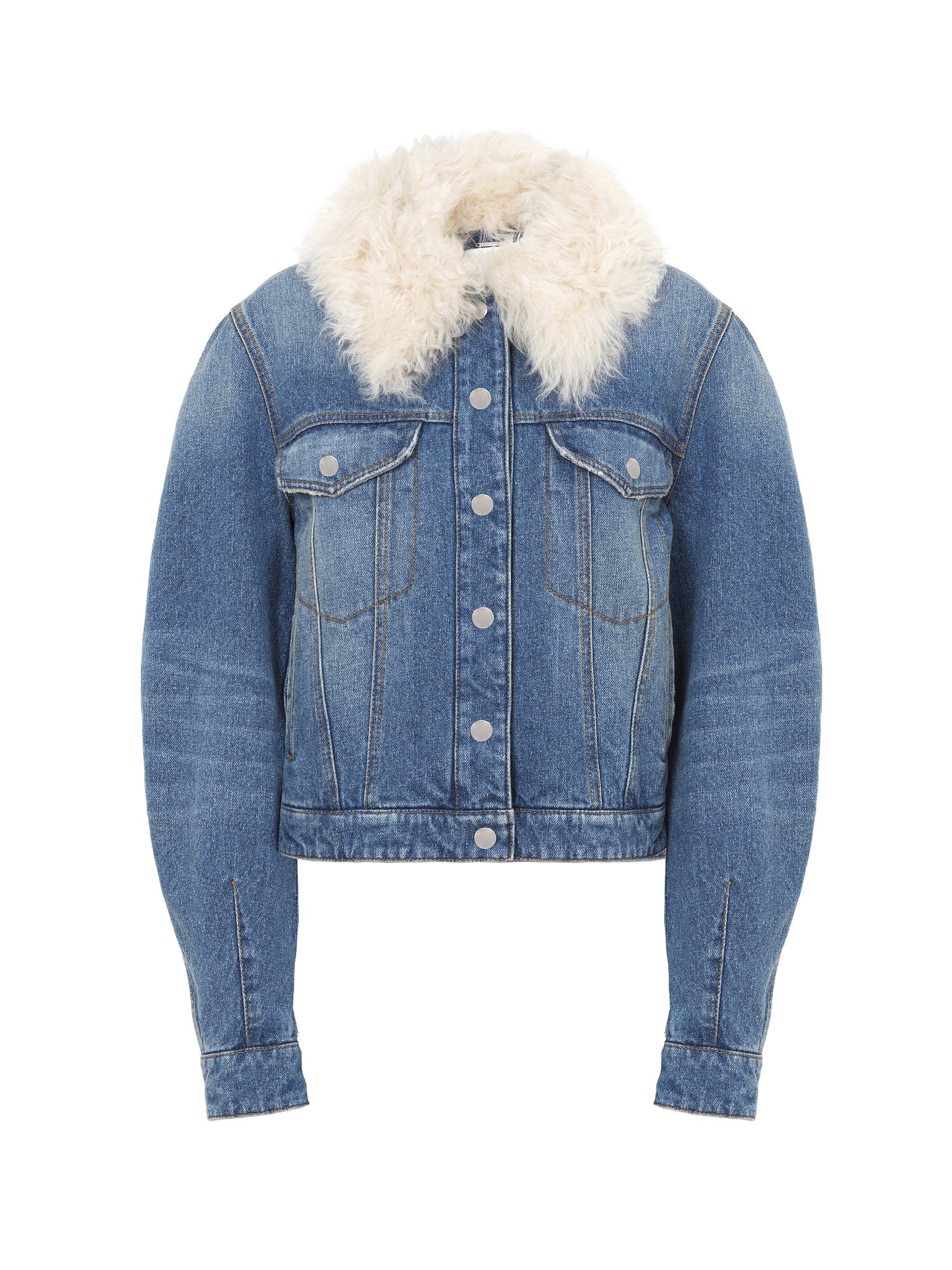 Chloe SHORT BOXY JACKET REVERSIBLE