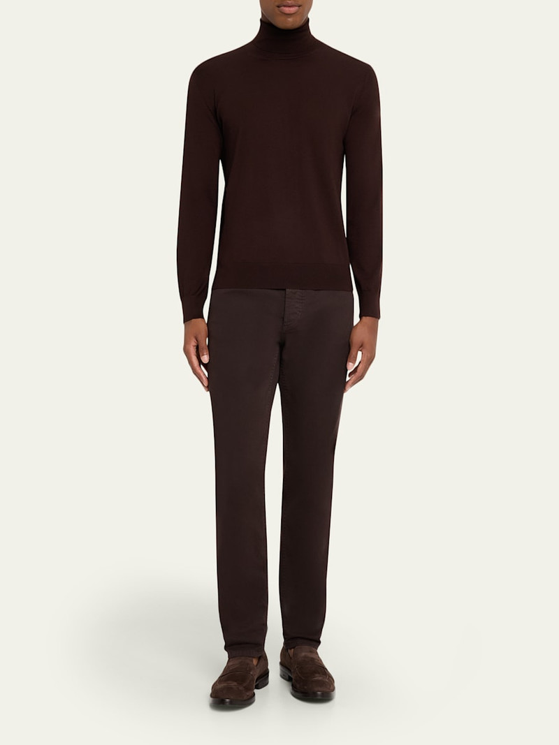 Brioni Men's Cashmere and Silk Slim Turtleneck Sweater outlook