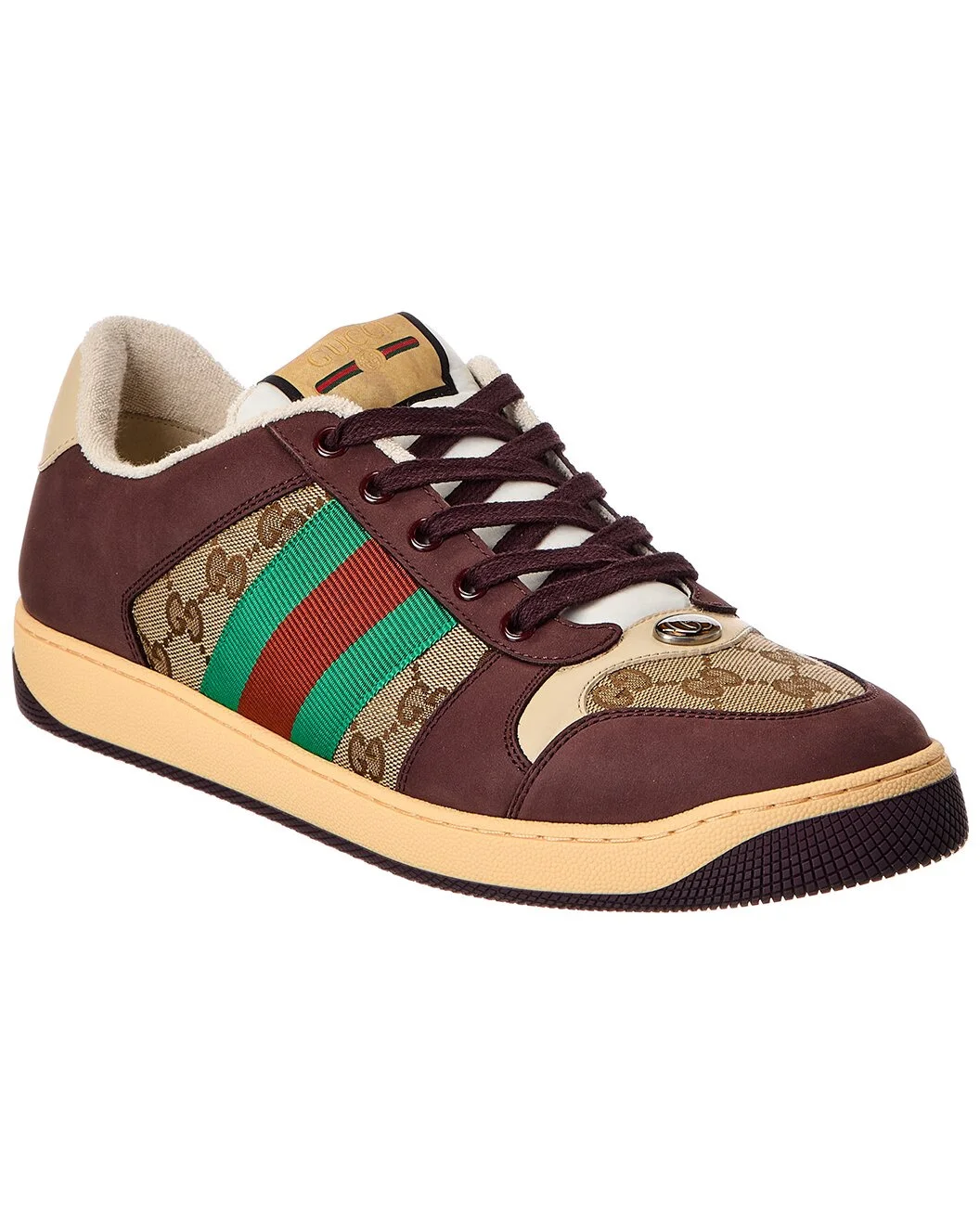 Gucci Screener GG Canvas & Leather Sneaker - 1