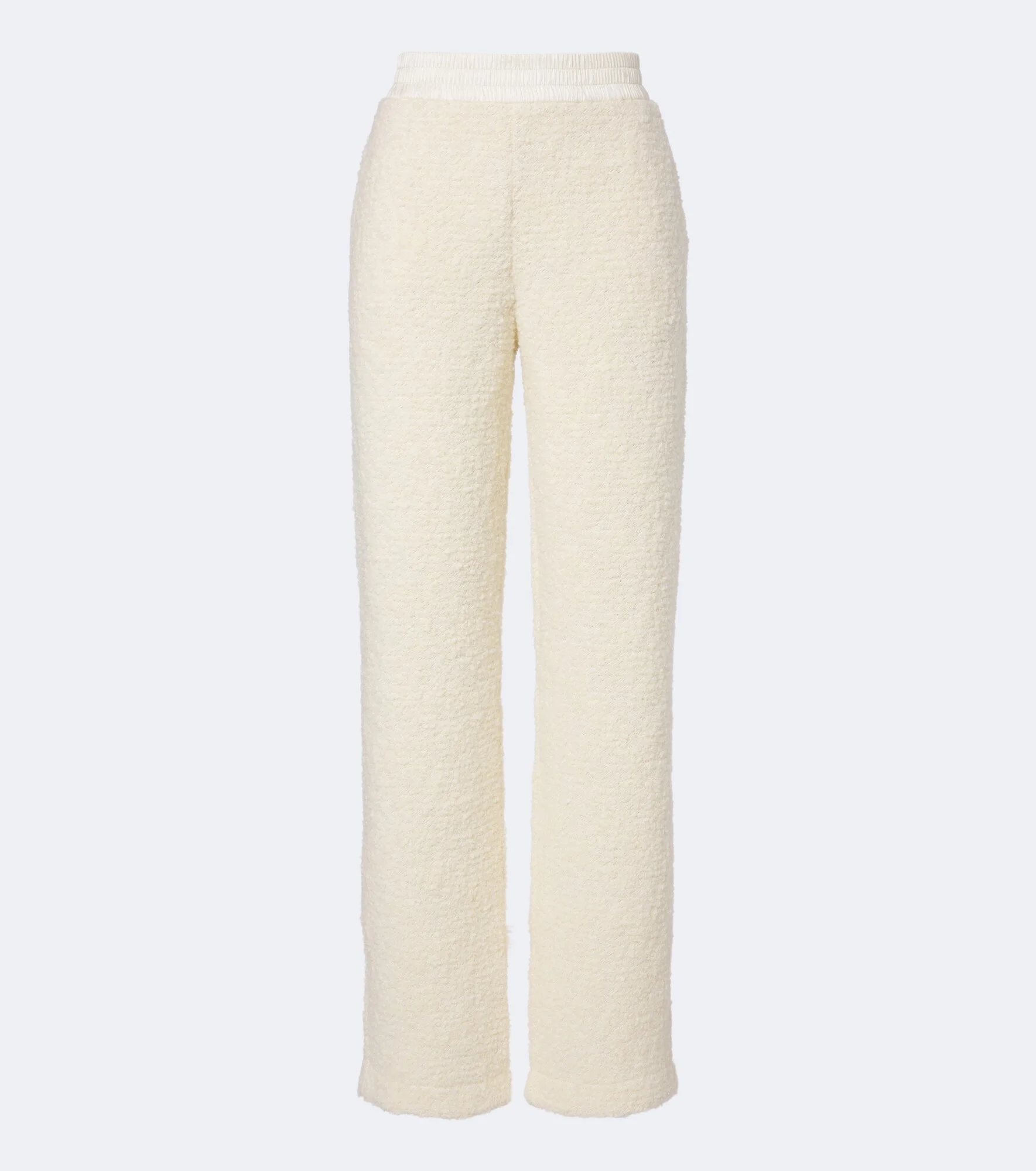 Bouclé straight pants - 1