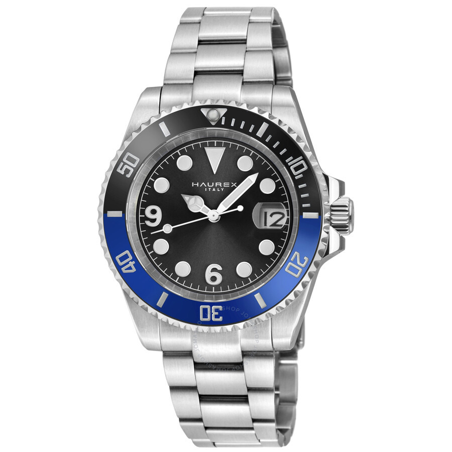 Haurex Italy - Haurex Italy Barracuda Automatic Black Dial Men's Watch 4A512UBN - 1