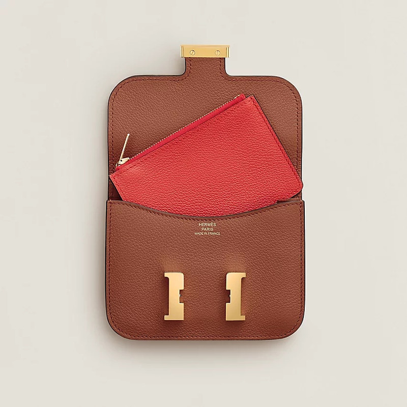 Hermès Constance Slim bicolor wallet outlook