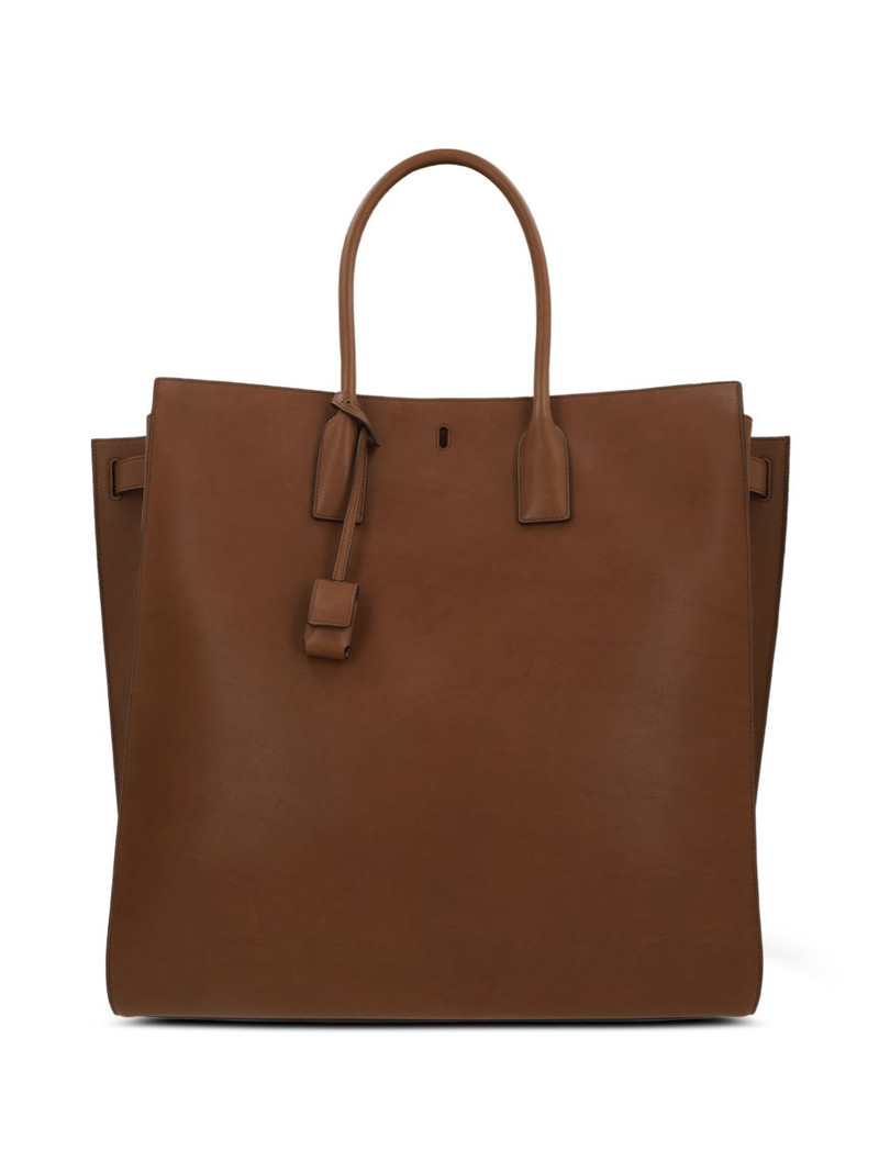 top-handles leather tote bag 1