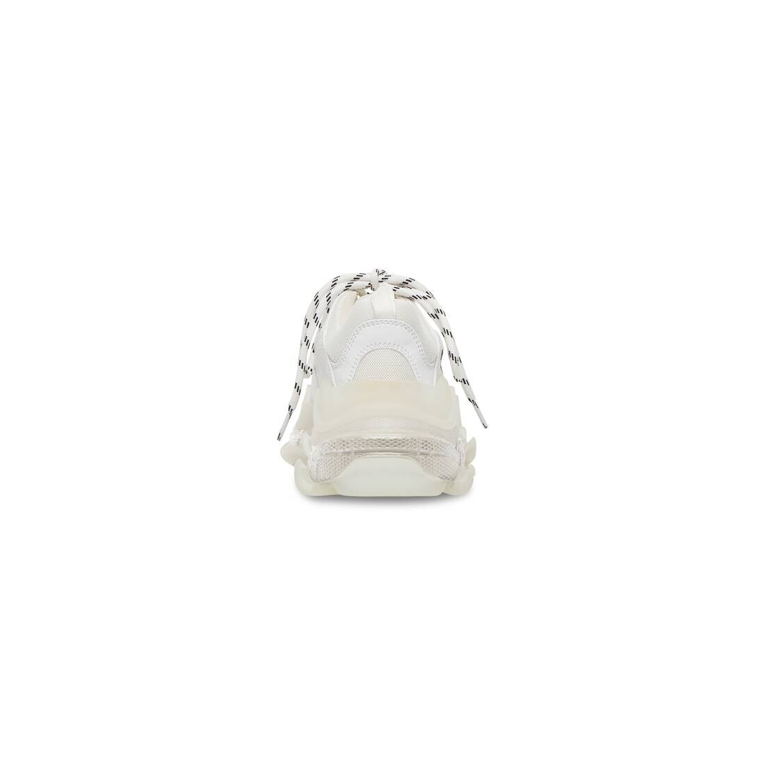 Men's Triple S Sneaker Clear Sole in White - 4