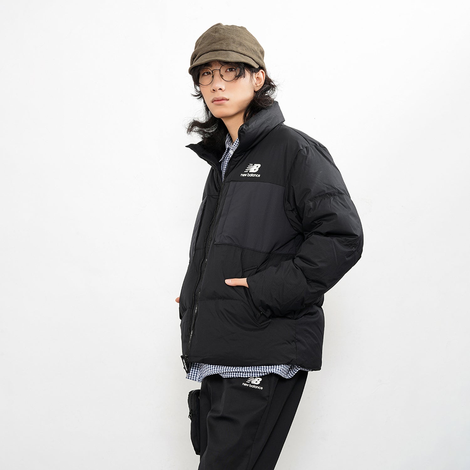 New Balance Short Down Jacket 'Black' 5PB43053-BK - 5