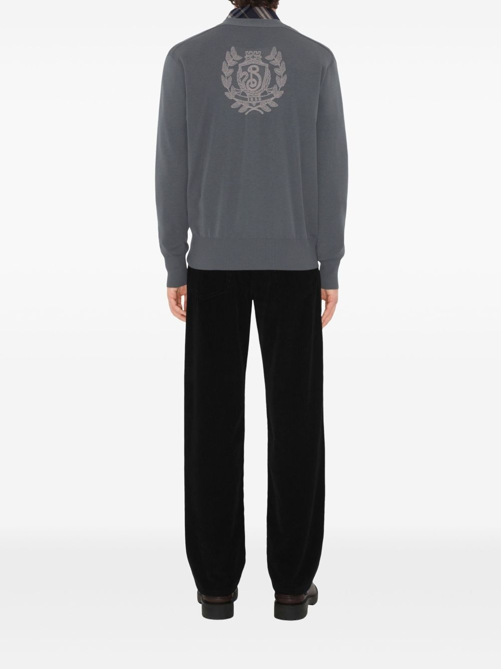 B Crest cardigan - 4