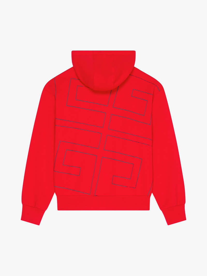 4G BOXY FIT HOODIE IN FLEECE 5