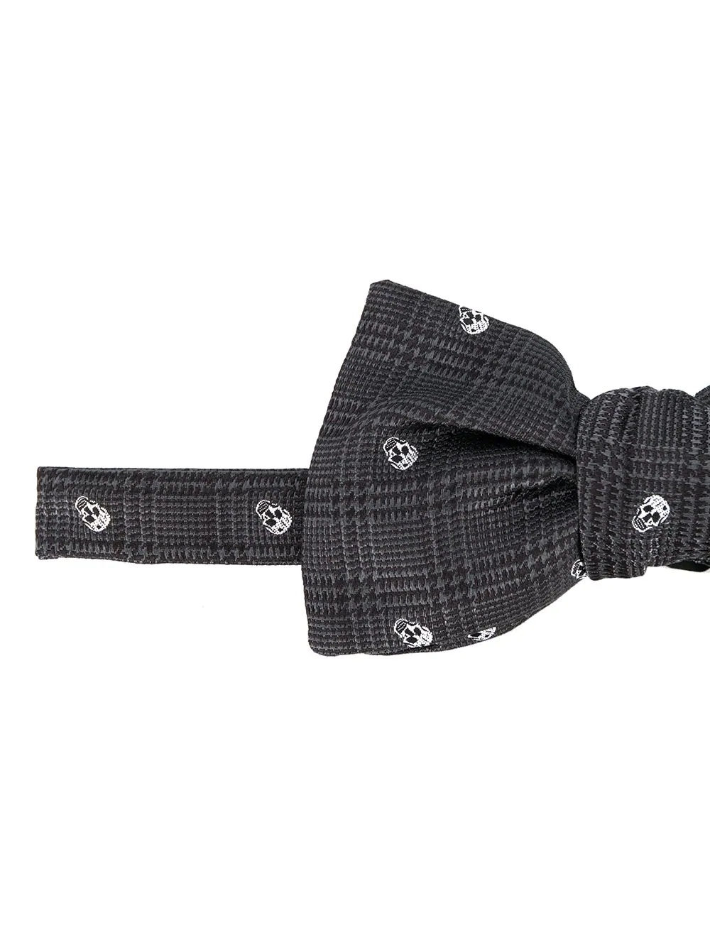 skull-embroidered bow tie - 2