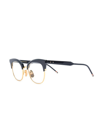 Thom Browne cat eye shaped frames outlook