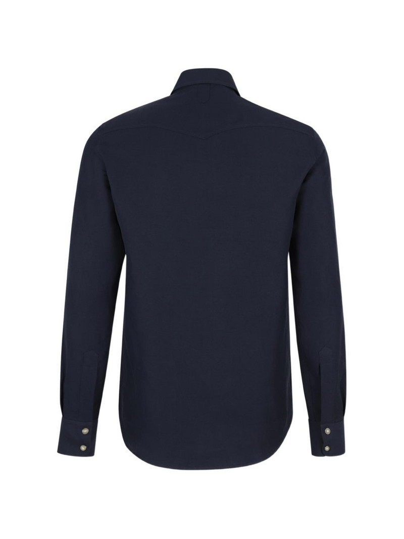 Canali buttoned western shirt outlook