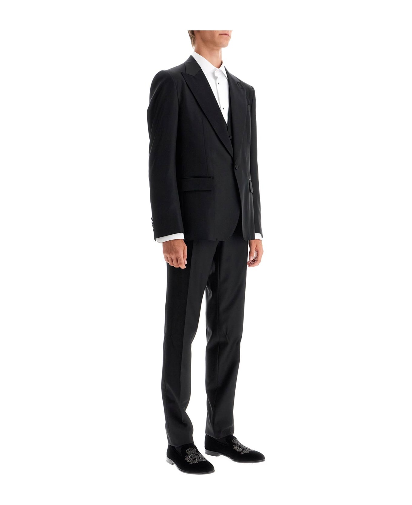 Wool And Silk Tuxedo Suit - 2