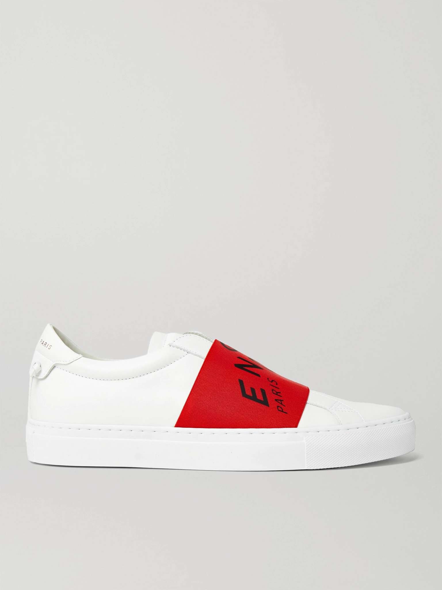 Urban Street Logo-Print Leather Slip-On Sneakers - 1