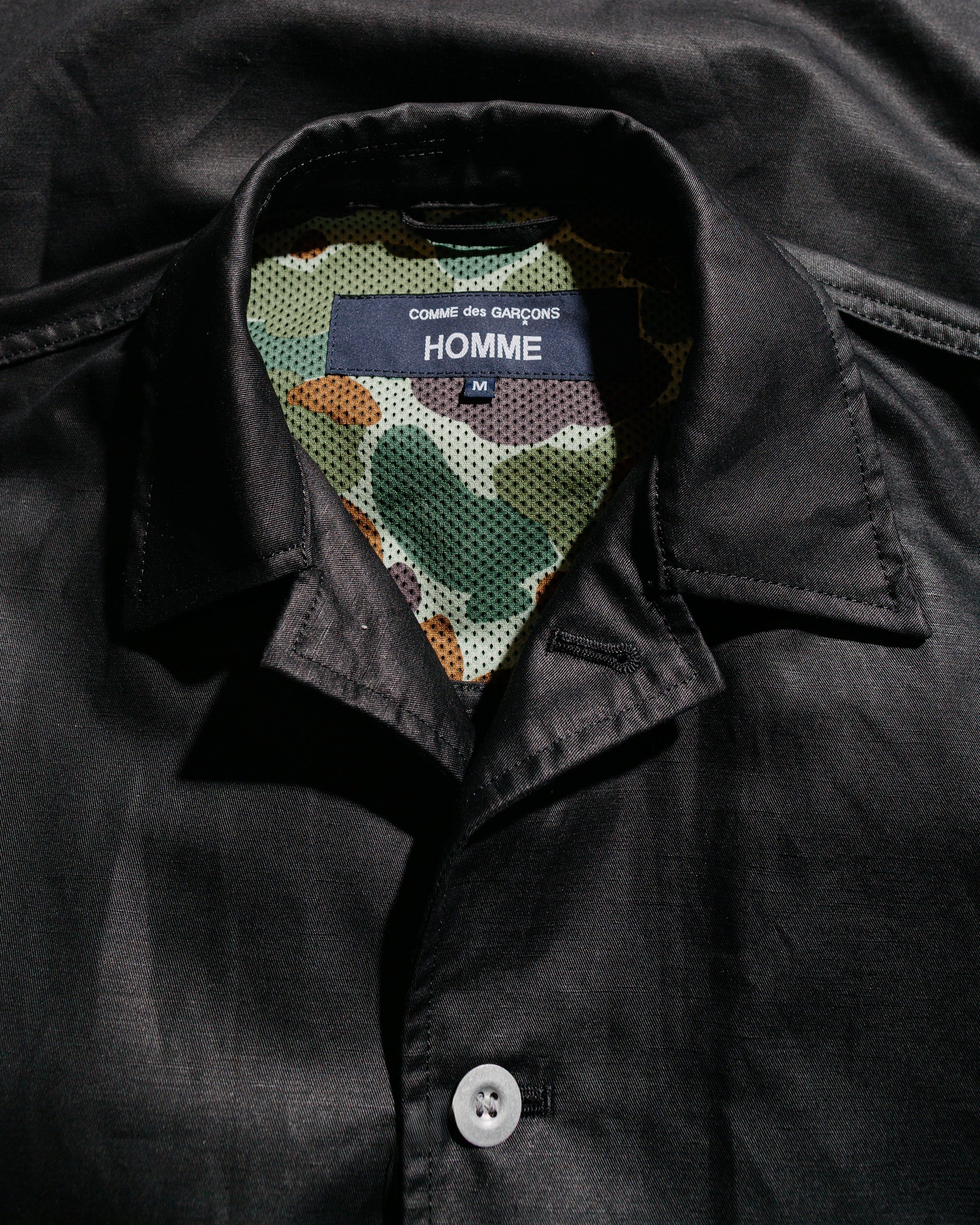 Multi Pocket Chore Jacket Black - 5