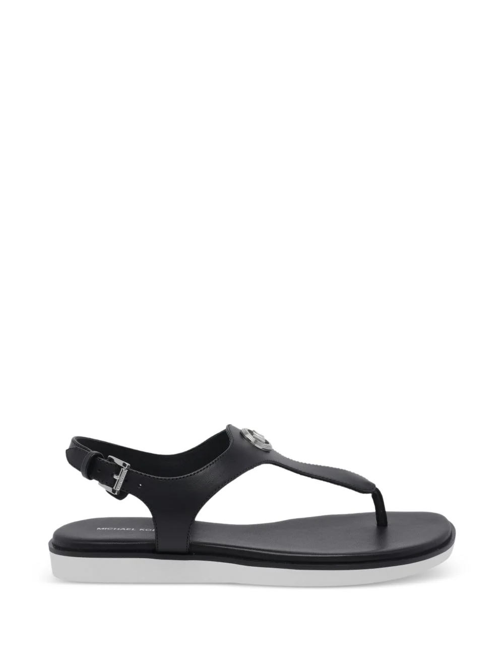 logo buckle sandals - 1