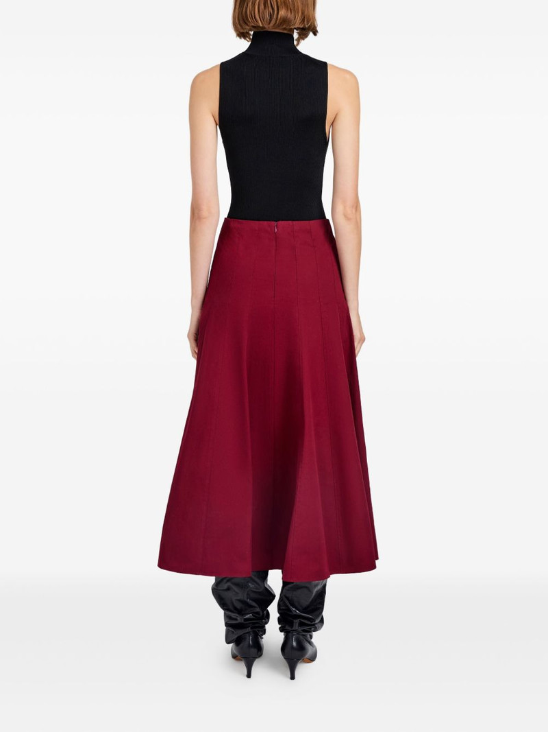 Hiedi panelled flared skirt 4