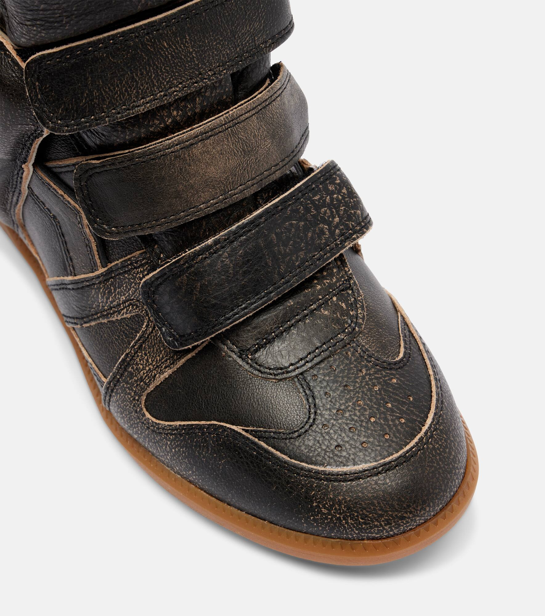 Bekett leather high-top sneakers - 5