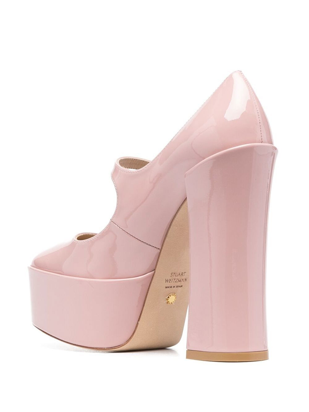 round-toe 150mm pumps - 3