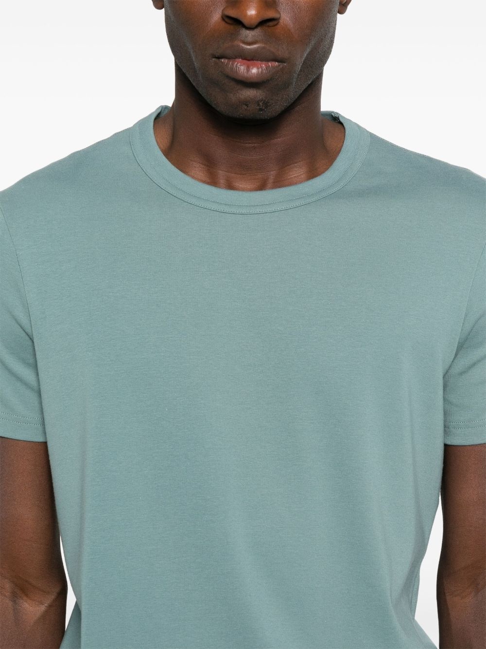 cotton-blend T-shirt - 4