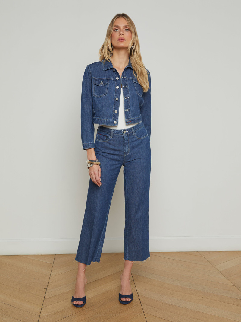 Koda Cropped Denim Jacket 7