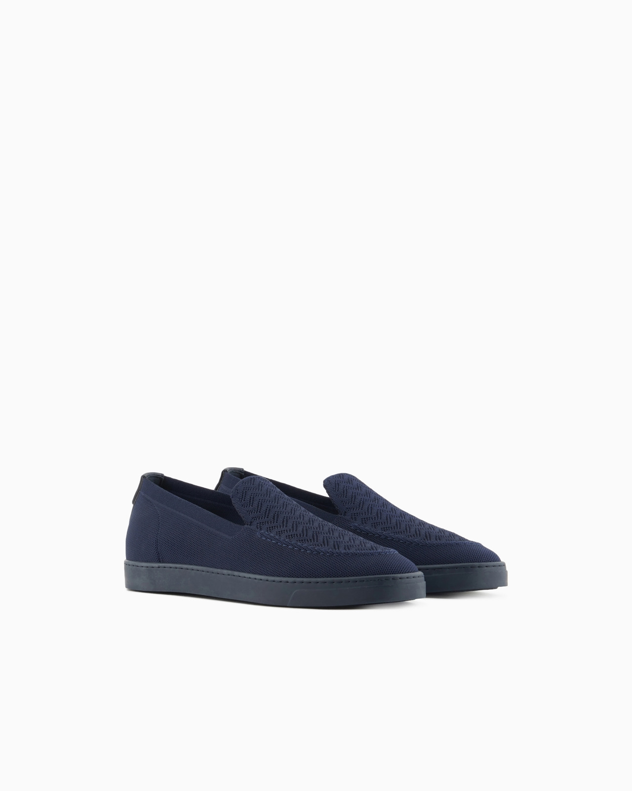ASV chevron jacquard fabric slip-ons - 2