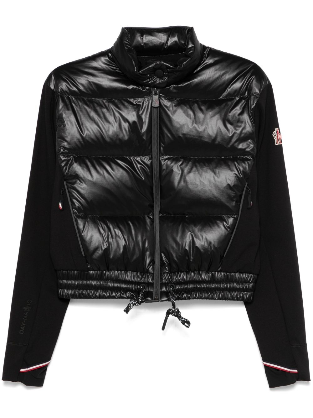 zip-up puffer jacket - 1