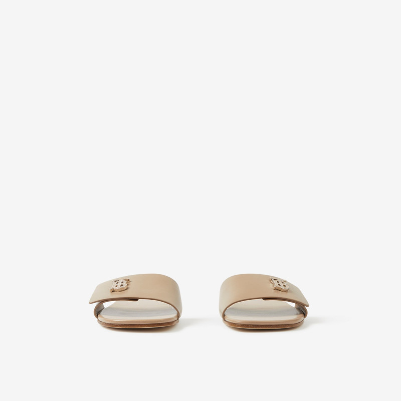 Burberry Monogram Motif Leather Slides outlook