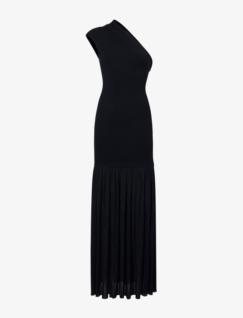 Cora Dress in Pleated Crepe Chiffon - 1
