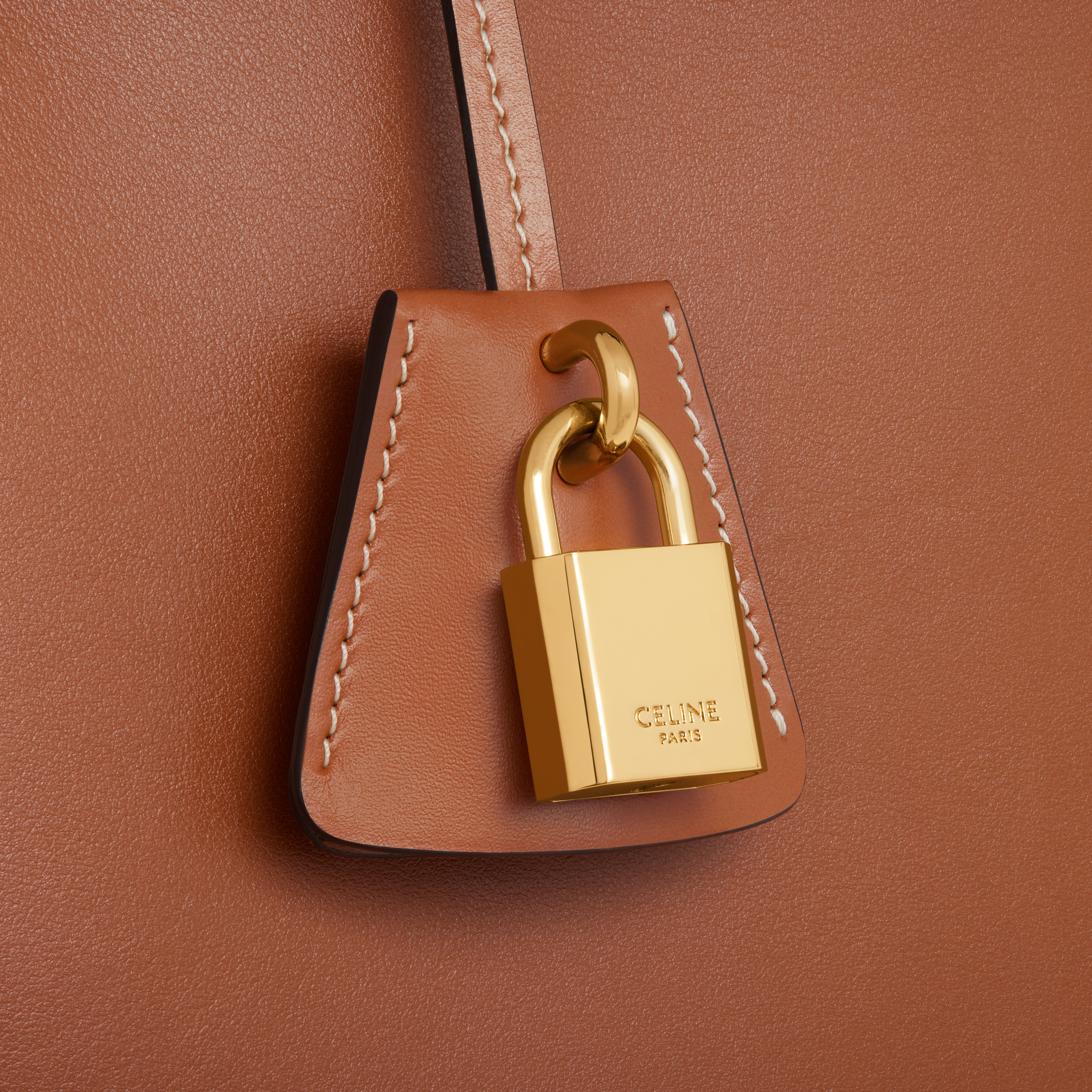 medium cabas bourgeois in smooth calfskin - 5