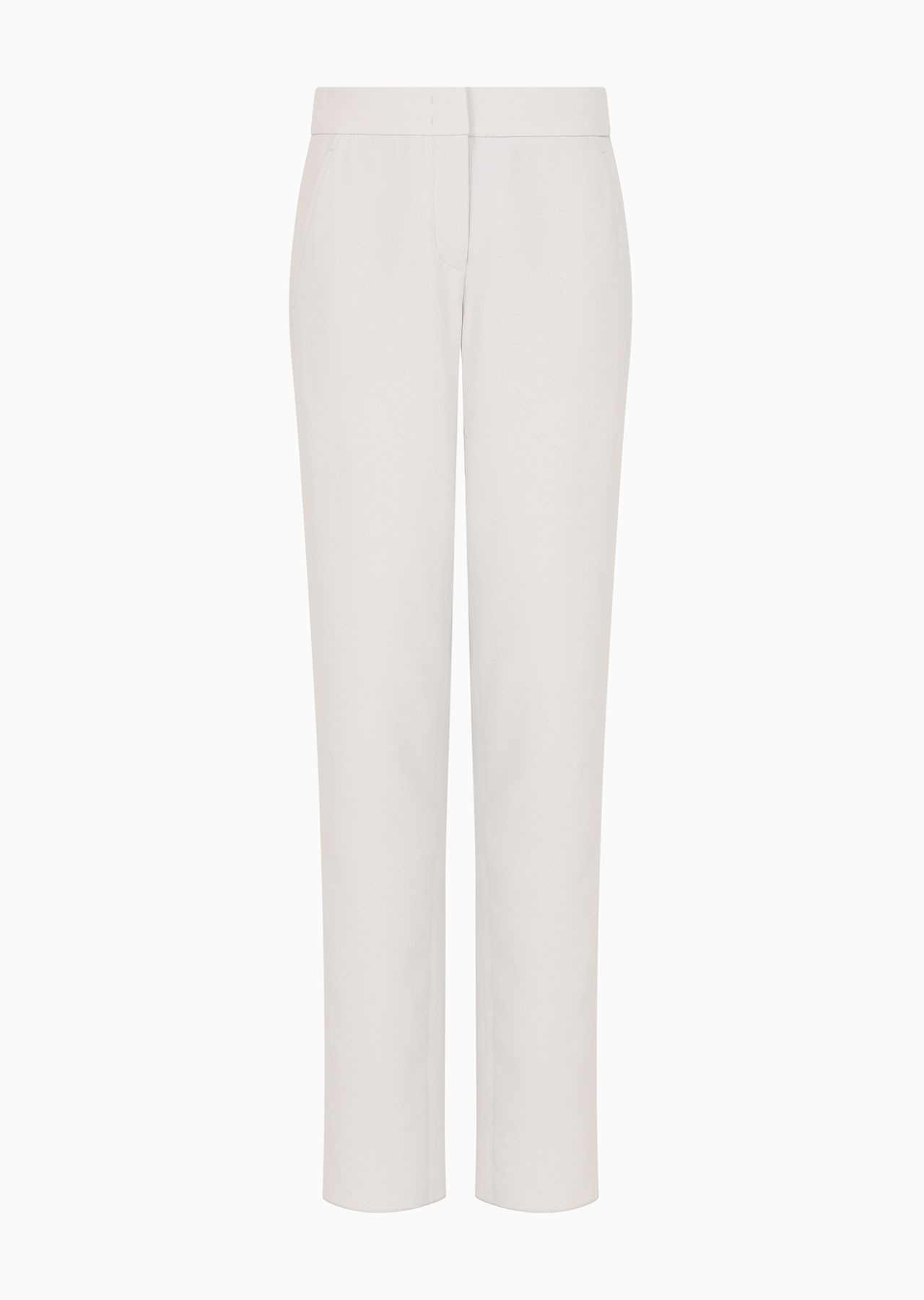 Technical seersucker trousers with darts - 1