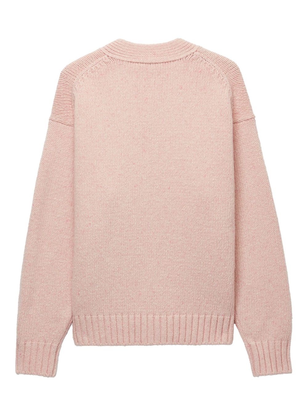 logo-plaque cardigan - 6