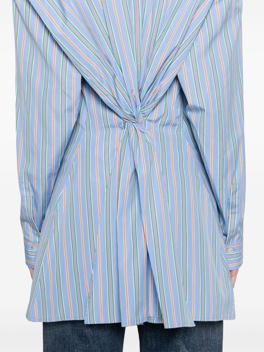 knot-detail shirt - 5