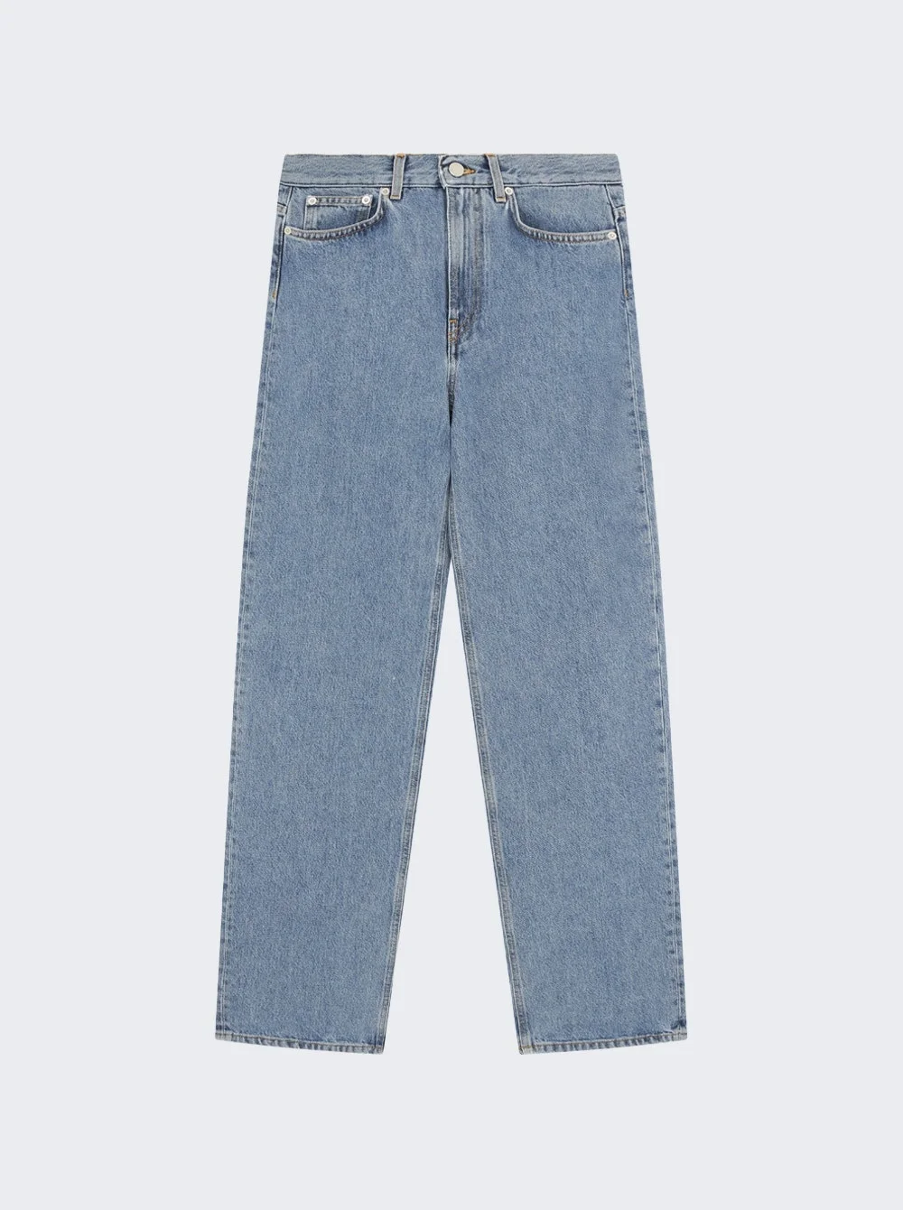 Samur Denim Pants Washed Light Blue - 1