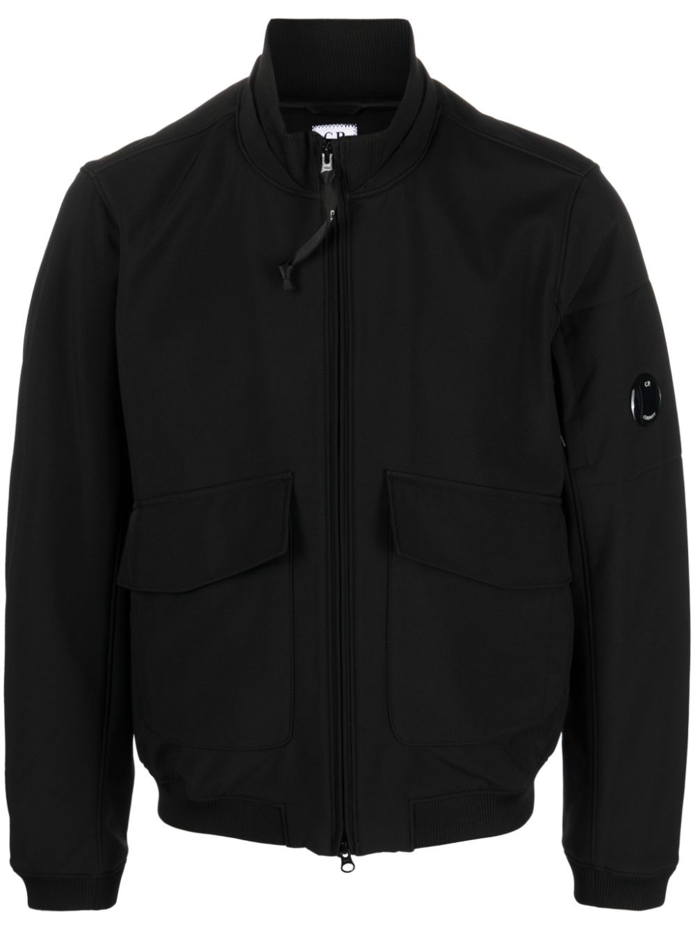 C.P. Company Lens detail zip up bomber jacket REVERSIBLE