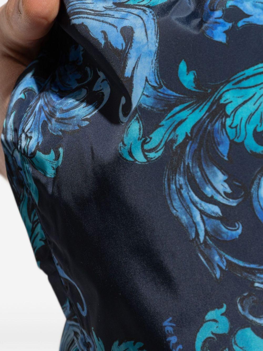 barocco-print shorts - 5