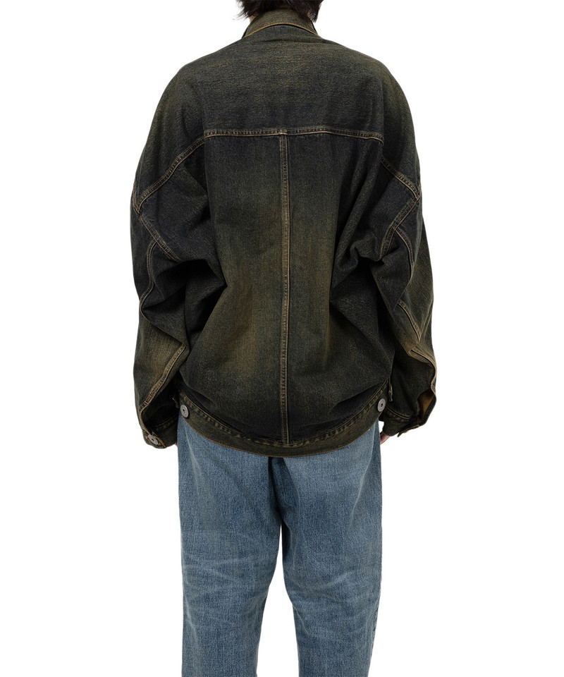 Front Layered Denim Jacket 14