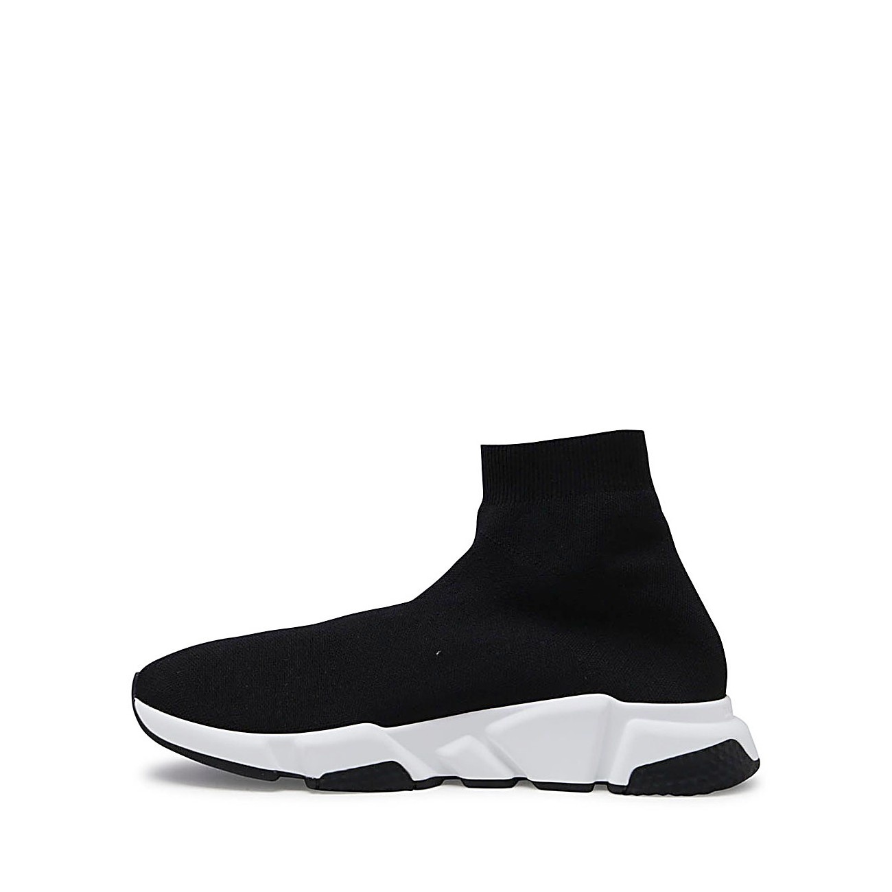 black and white canvas speed sneakers - 2