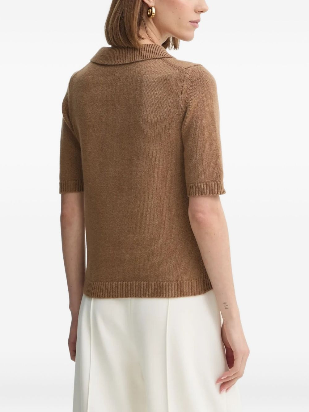 short-sleeve polo top - 3